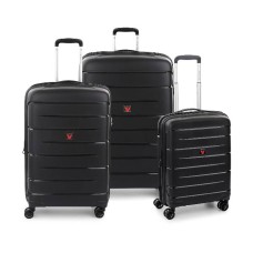 SET 3 TROLLEY 4R FLIGHT DLX NERO