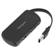 Targus 4-PORT USB 2.0 HUB, BLACK/GRAY