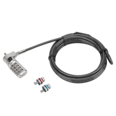 Defcon® 3-in-1 Universal Resettable Combo Cable Lock