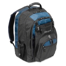 Targus - Backpack - Mochila modelo XL, Negro/Azul, 17"